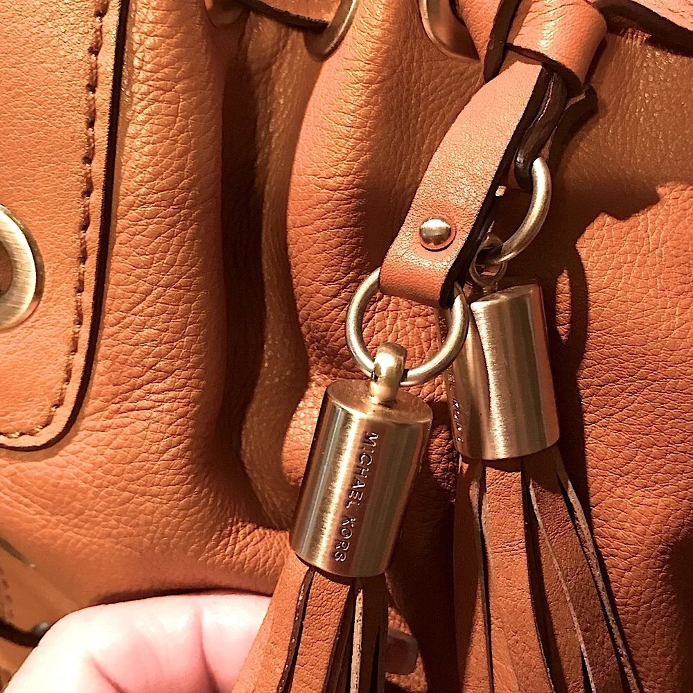 Michael Kors Astor Grommeted Laced Hobo